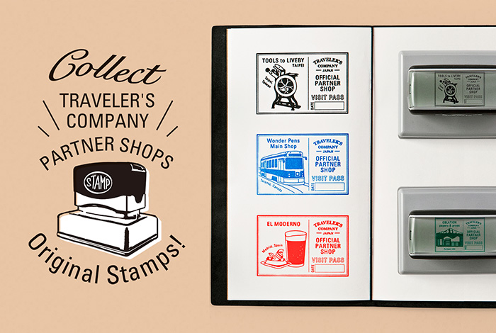 Collect TRC PARTNER SHOPS Original Stamps! | TRAVELER'S COMPANY