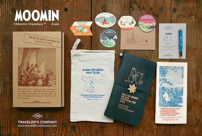 TRAVELER'S notebook Limited Set MOOMIN from the book Comet in ...