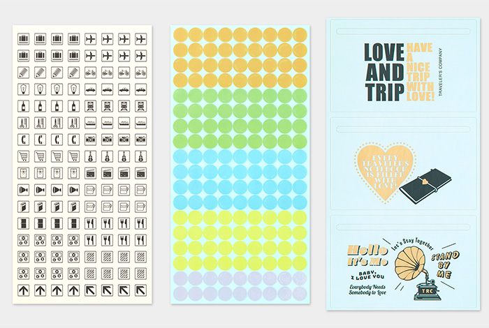 TRAVELER'S Notebook 2025 - Customised Sticker Set